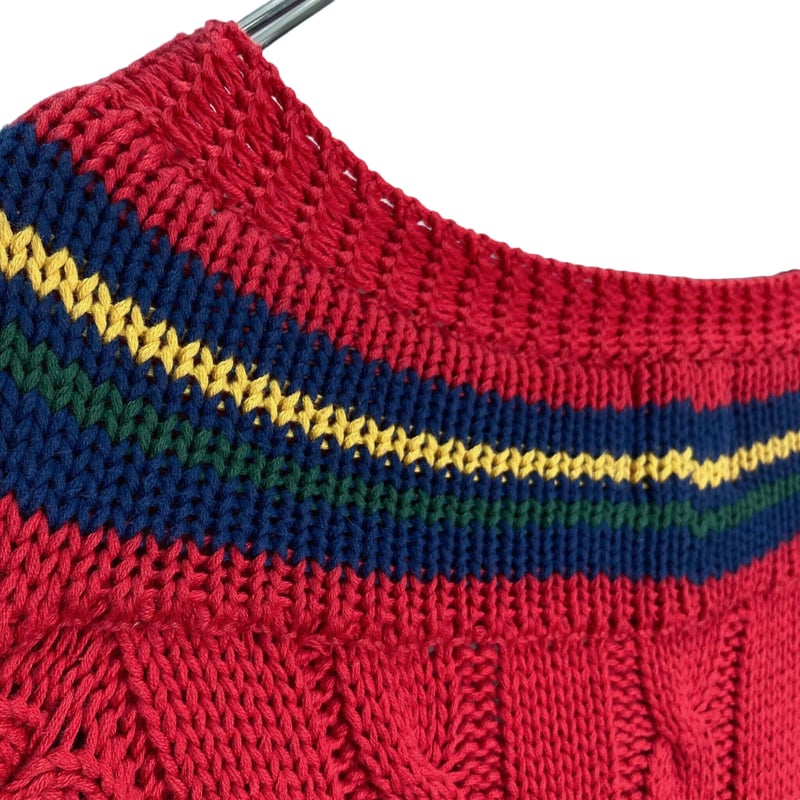 90s OLD GAP cotton tilden knit sweater | 無無