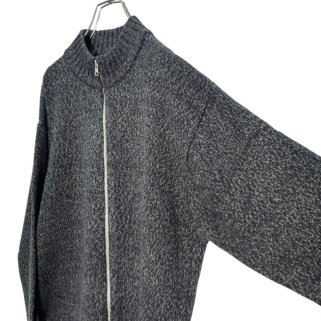 OLD STUSSY 90s zip-up drivers knit sweater | 無無 OLD STUSSY 90s zip-up drivers knit sweater | 無無