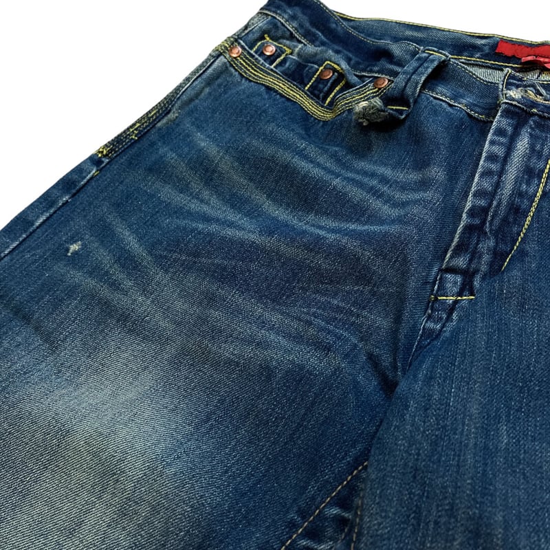 90-00s fuck jeans embroidered denim pants | 無無 90-00s fuck jeans embroidered denim pants | 無無