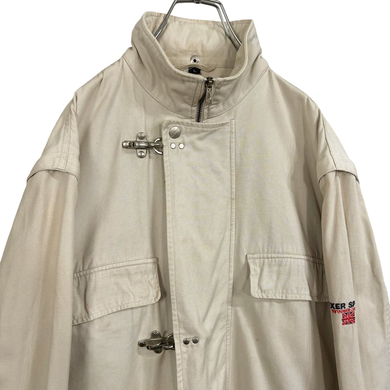 オークリー　ファイヤーマン　２Ｗａｙコート 90s OXER SPORTS convertible 2way cotton fireman