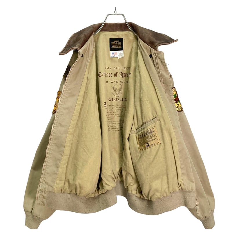 80-90s AVIREX Type A-2 cotton flight jacket | 無無