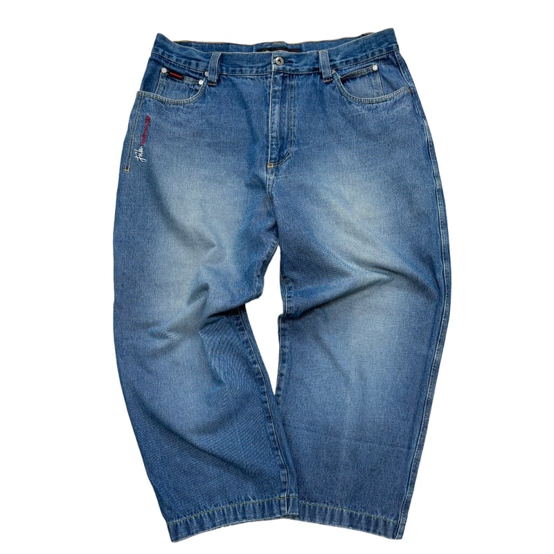 90-00s Fubu CiRCA XCⅡ Bigsized wide denim pants 90-00s Fubu CiRCA XCⅡ Bigsized wide denim pants