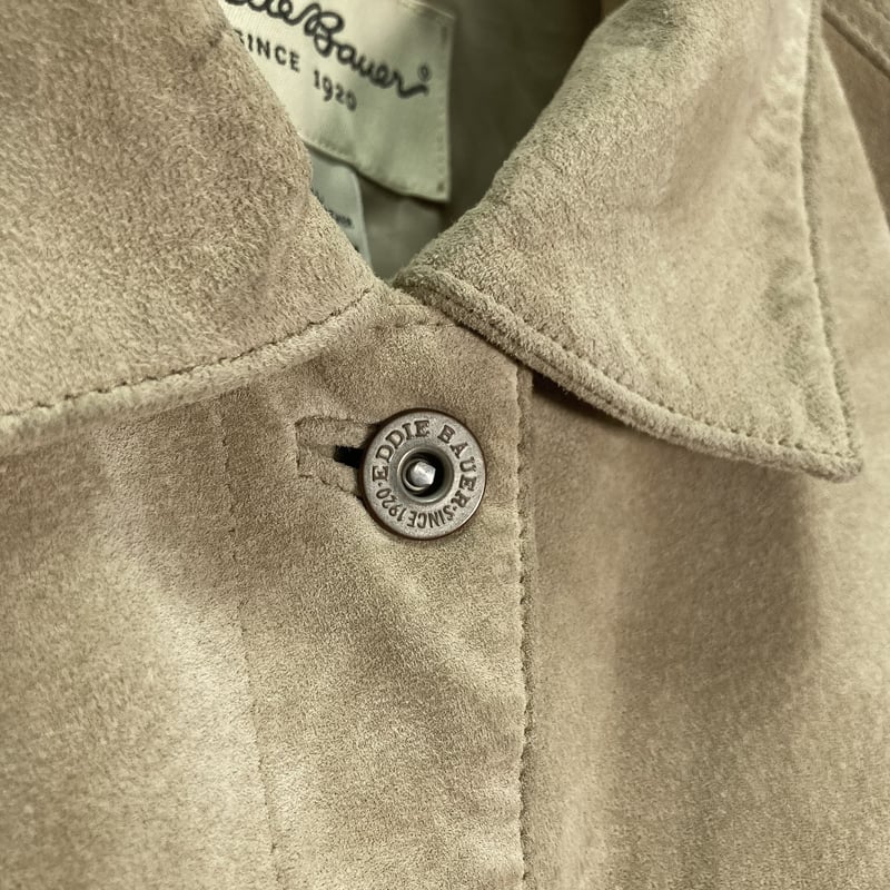 90-00s Eddie Bauer real suède tracker jacket | 無無