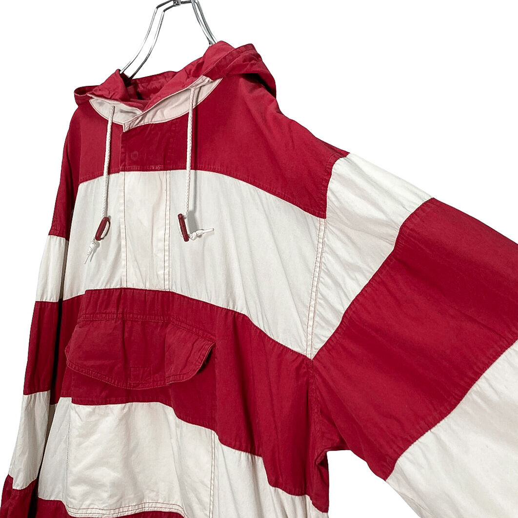 90s OLD GAP 鬼フェード コットンアノラック バイカラー デカタグ