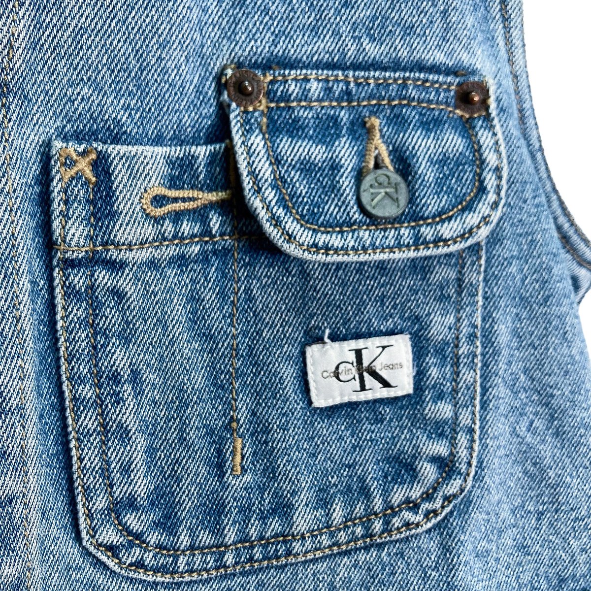 90s Calvin Klein Jeans design denim vest | 無無