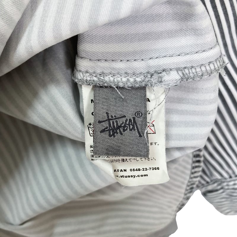 STUSSY WORKGEAR L/S stripe work shirt | 無無