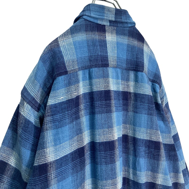 90s KEARNEY HOUSE L/S cotton check nel shirt | 無無
