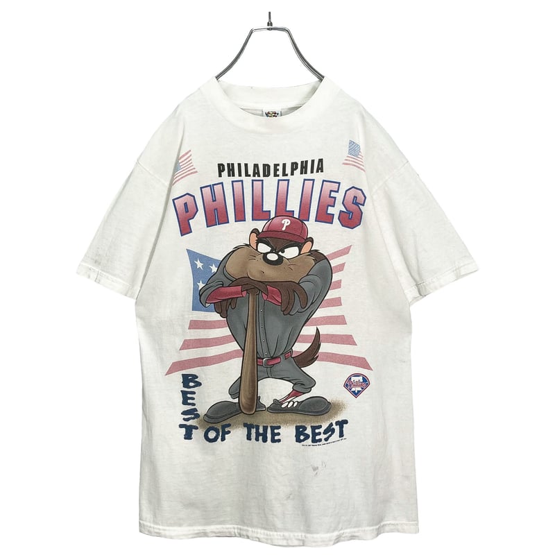 フィラデルフィア　フィリーズ　phillies 90年代 ビンテージ　MLB ビンテージ90's○DEADSTOCK MLB PHILADELPHIA PHILLIESツー