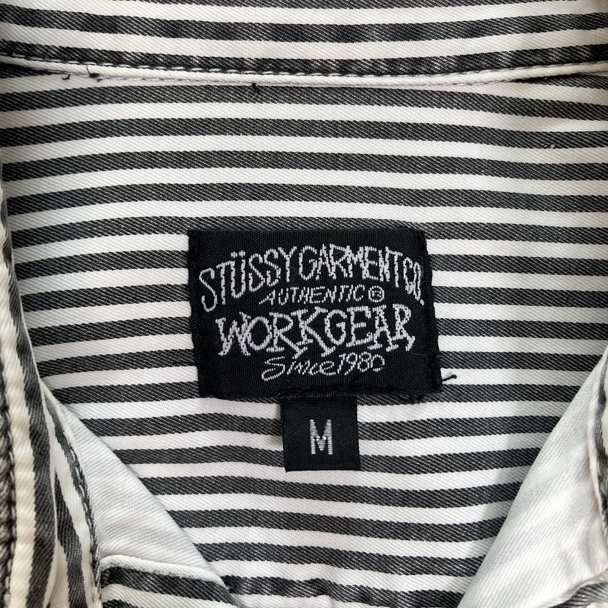 STUSSY WORKGEAR L/S stripe work shirt | 無無 STUSSY WORKGEAR L/S stripe work shirt | 無無
