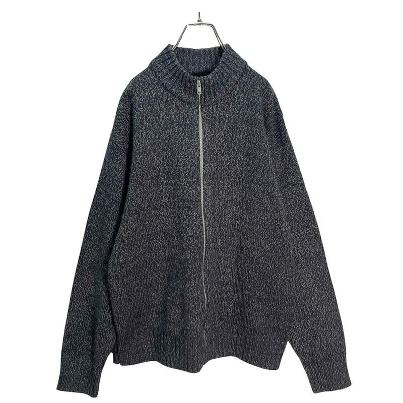 OLD STUSSY 90s zip-up drivers knit sweater | 無無