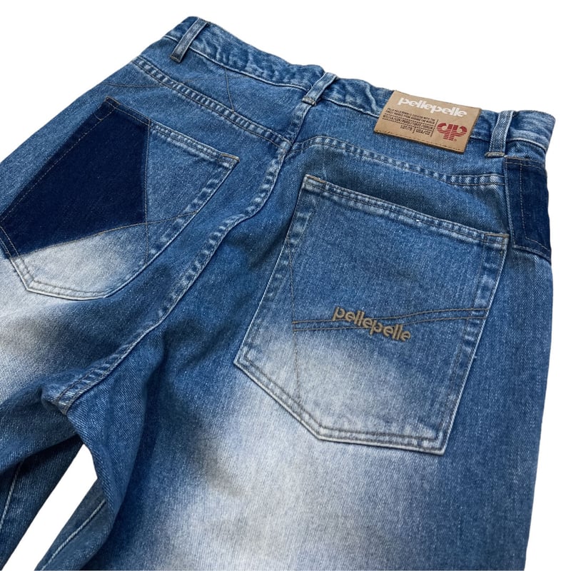 pellepelle 90-00s patchwork denim denim pants | 無無