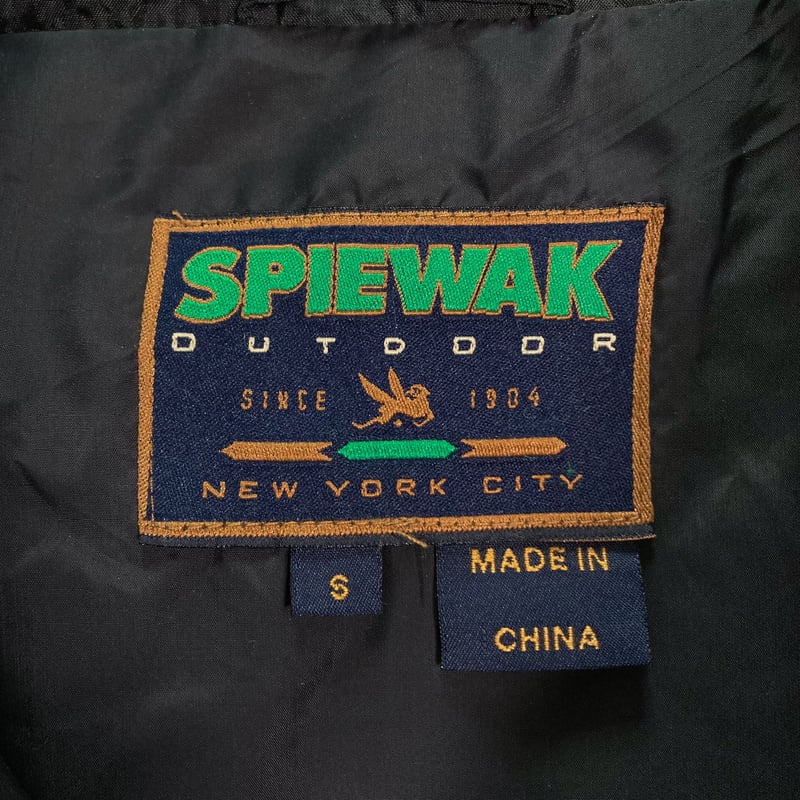 SPIEWAK 90-00s black nylon down jacket | 無無 SPIEWAK 90-00s black nylon down jacket | 無無