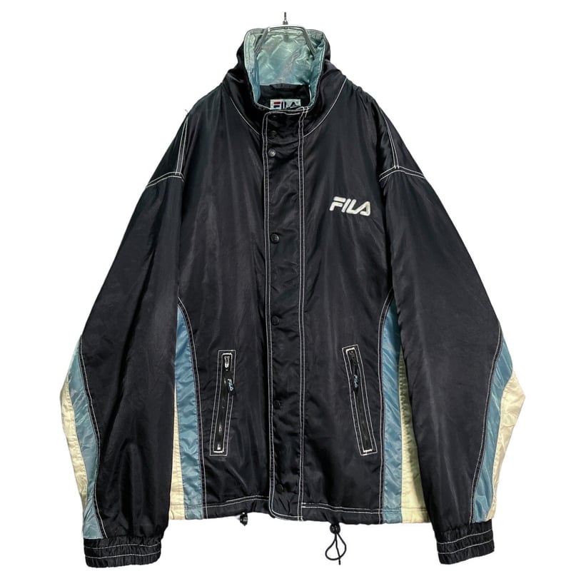 90-00s FILA bi-color design nylon jacket | 無無
