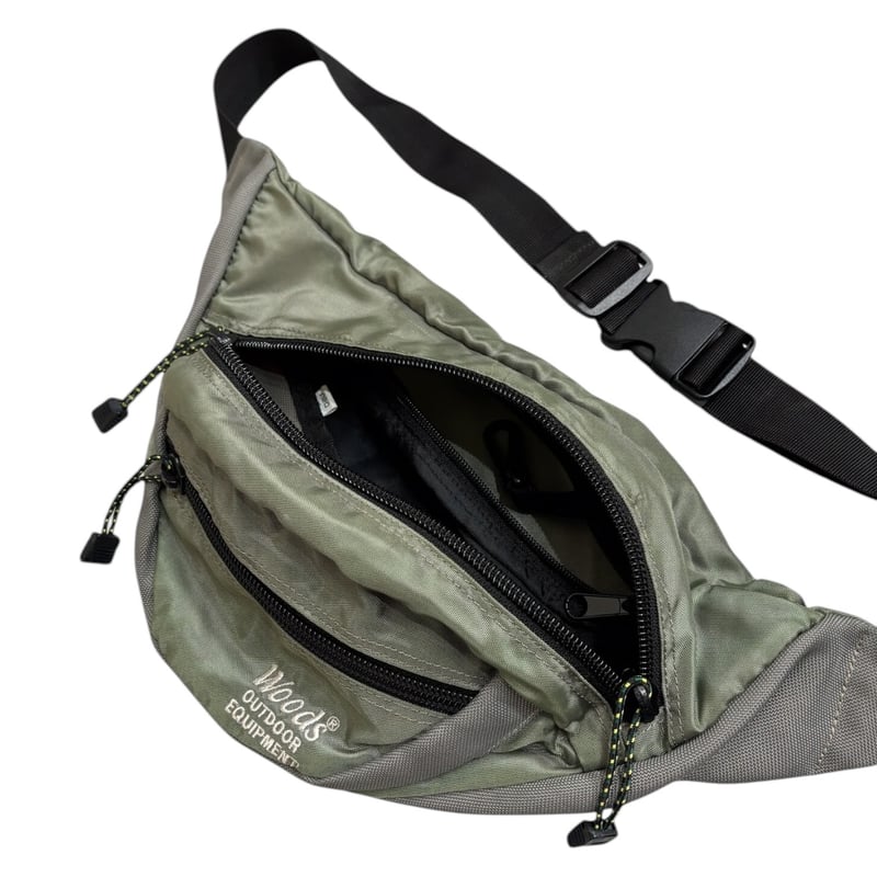 90-00s Woods OUTDOOR EQUIPMENT bi-color shoulde