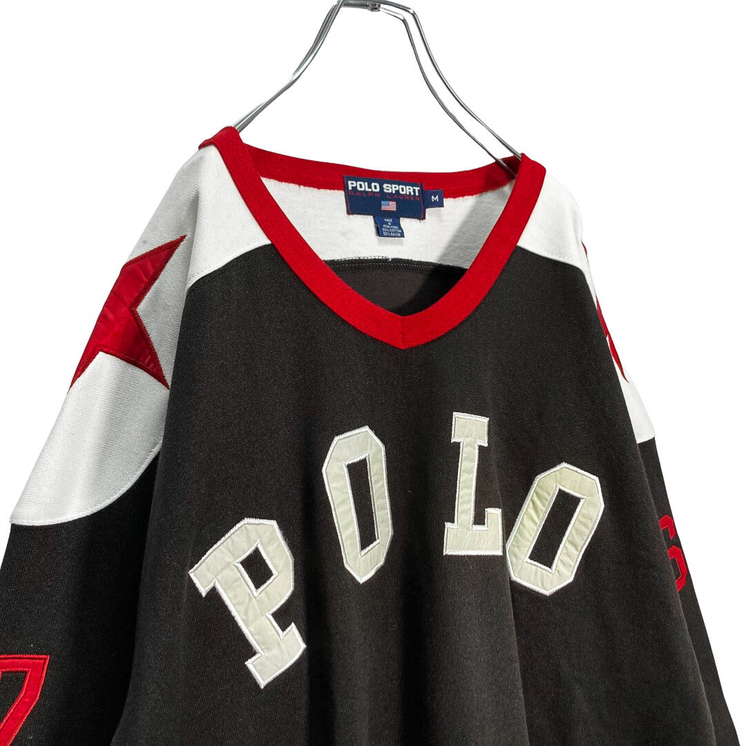 ポロスポーツ 90s 〜 00s フットボールTシャツ M スリランカ製 n-mrd04y23n02te558.jpg