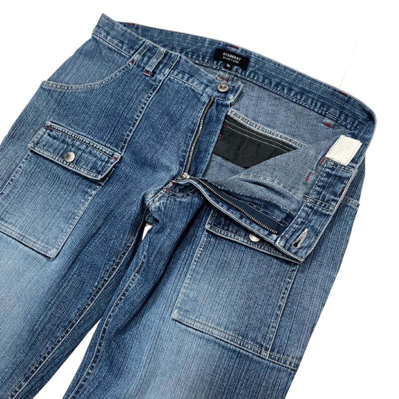 BURBERRY BLACK LABEL design denim pants | 無無
