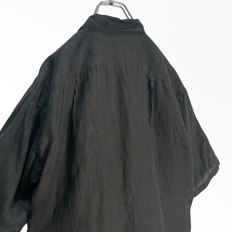 トップス archive agnes b. homme L/S shirt y2k agnes b. homme S/S Black linen shirt | 無無