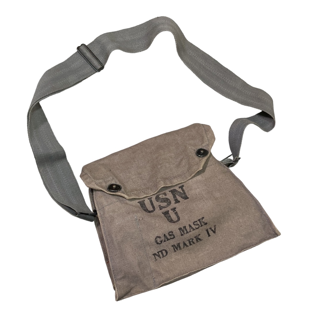 40s USN vintage GAS MASK BAG ND MARK Ⅳ | 無無 40s USN vintage GAS MASK BAG ND MARK Ⅳ | 無無