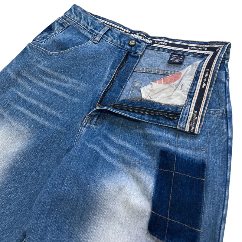 pellepelle 90-00s patchwork denim denim pants | 無無