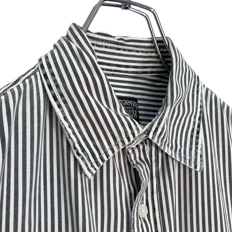 STUSSY WORKGEAR L/S stripe work shirt | 無無