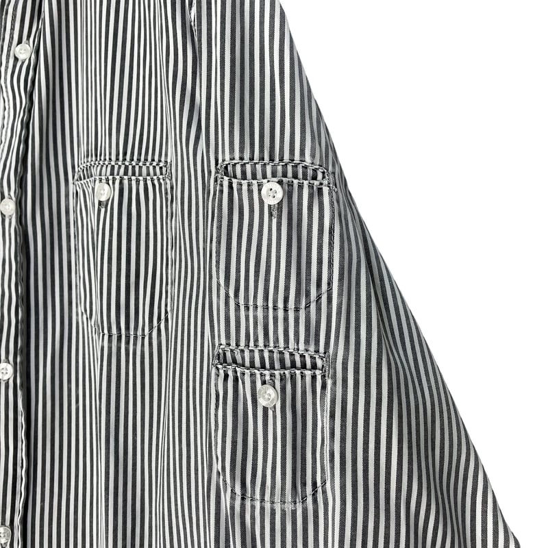 STUSSY WORKGEAR L/S stripe work shirt | 無無