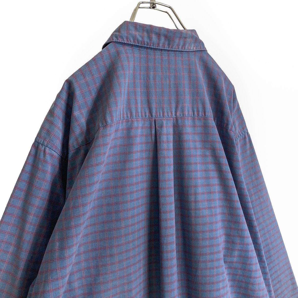 90's patagonia ORGANIC COTTONチェック柄シャツ S 90s ポルトガル製 patagoniaパタゴニア チェック オーガニック