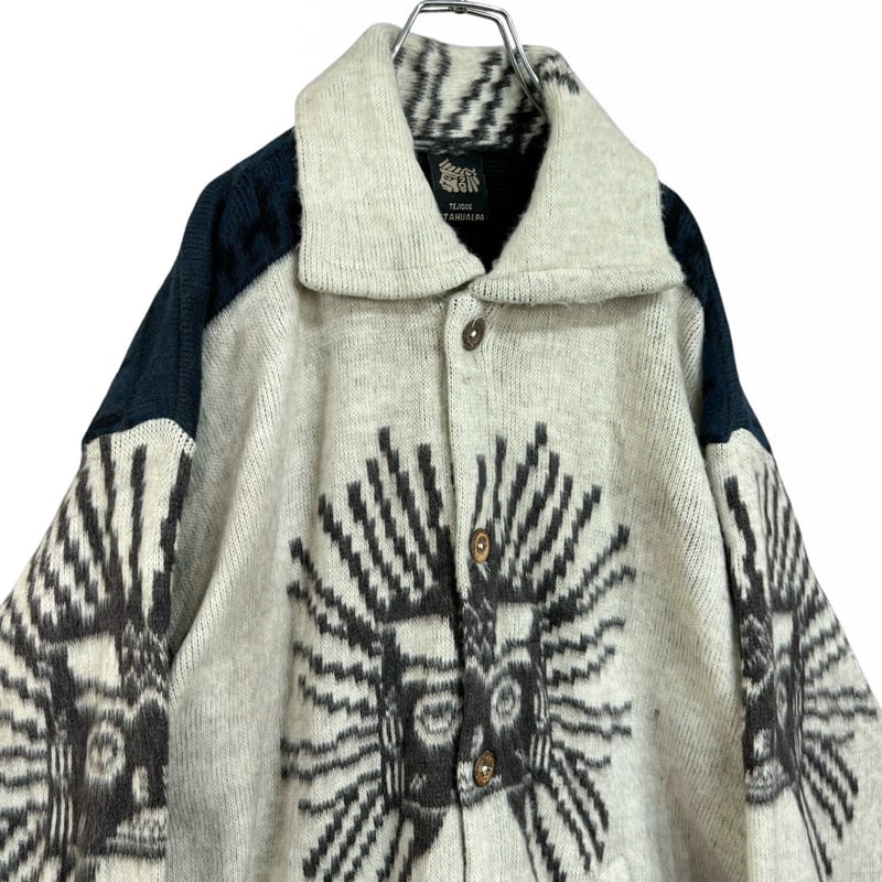 90s TEJIDOS ATAHUALPA Sun God Ecuador knit swea