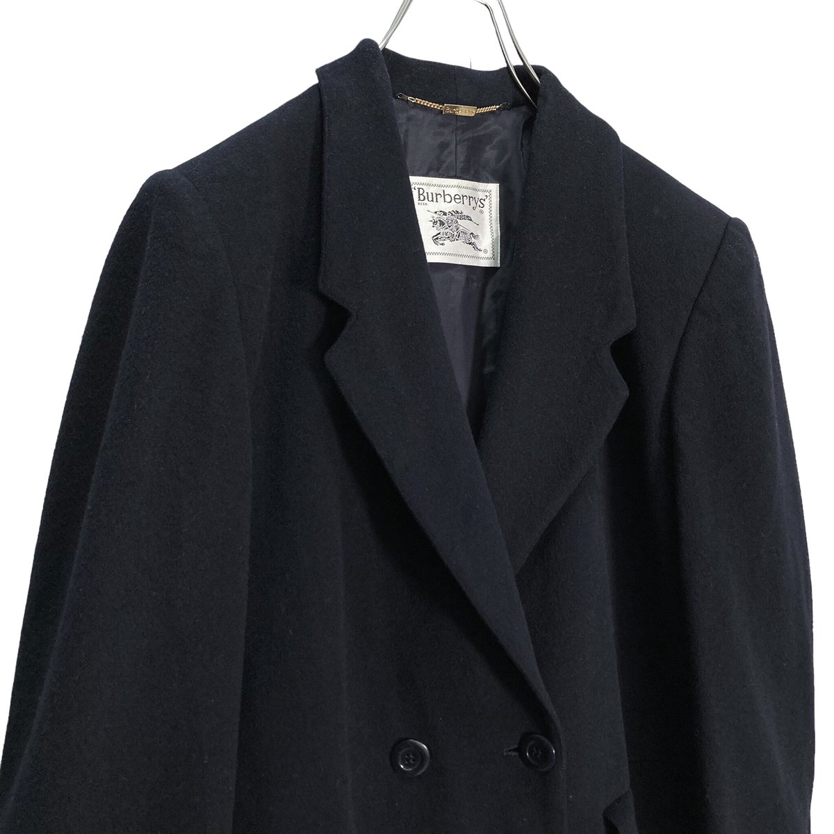 BURBERRY 黒 チェスターコート サイズ50(L〜LL相当) バーバリー