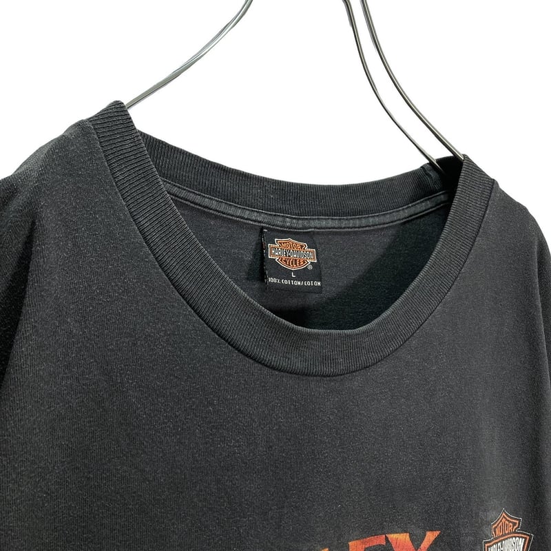 HARLEY-DAVIDSON 00's fire flame print T-SHIRT | 無無