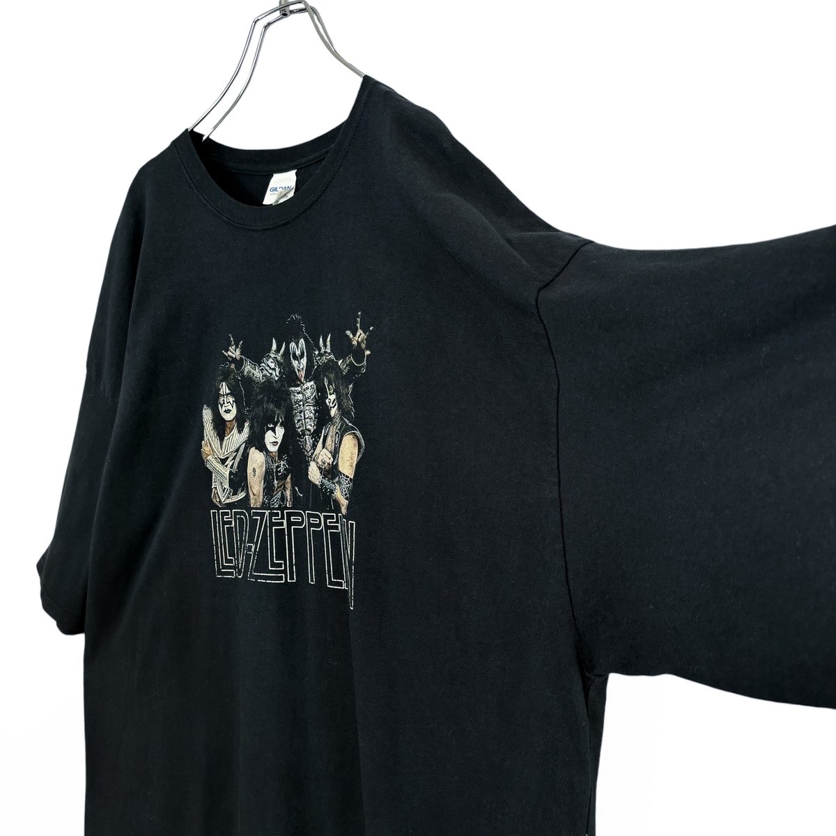 KISS × LED-ZEPPELIN 00's S/S Bigsized print T-S