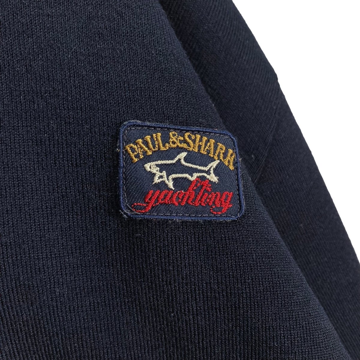90s PAUL & SHARK L/S logo design knit sweater | 無無 90s PAUL & SHARK L/S logo design knit sweater | 無無