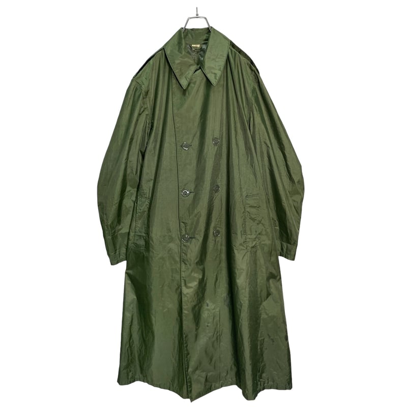 60s U.S.MC vintage rubber coated GRN raincoat | 無無