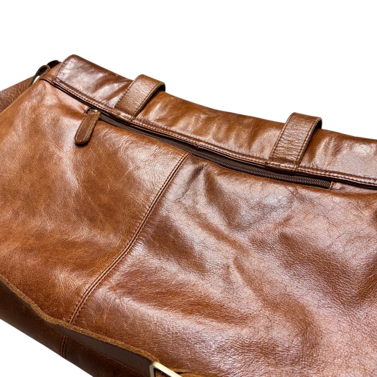 90-00s connie line real leather shoulder bag | 無無