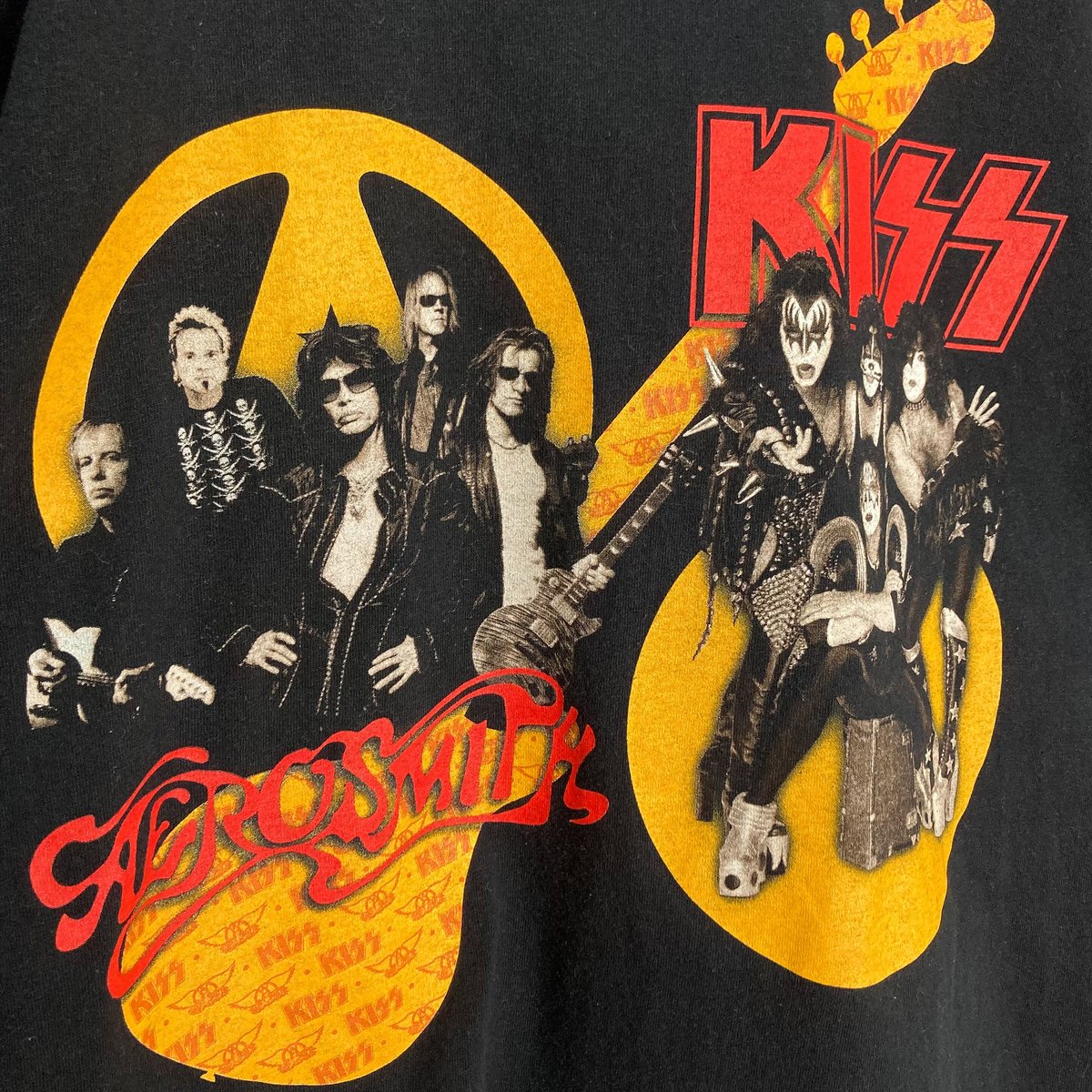 トップス 00's Kiss Aerosmith Tour2003-2004 S/STee Kiss X Aerosmith 2003-2004 Tour T-Shirt Size Large | eBay