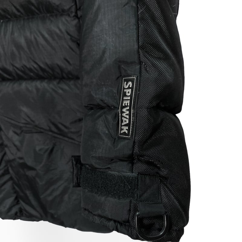 SPIEWAK 90-00s black nylon down jacket | 無無