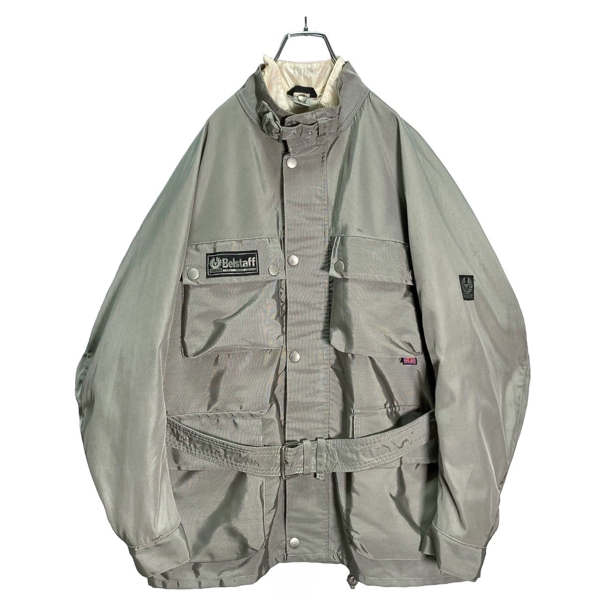 90s Belstaff zip-up liner with motorcycle jacke