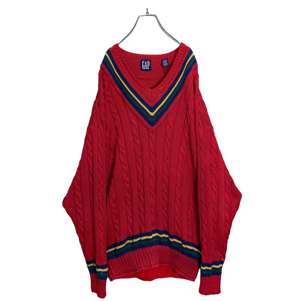 90s OLD GAP cotton tilden knit sweater | 無無