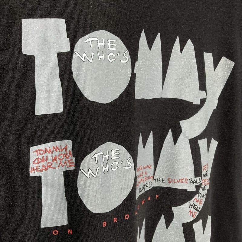 B*Y様 90s The Who　30YEARS CELEBRATING TOM 90s The Who 30YEARS CELEBRATING TOMMY the who tommy shirt products