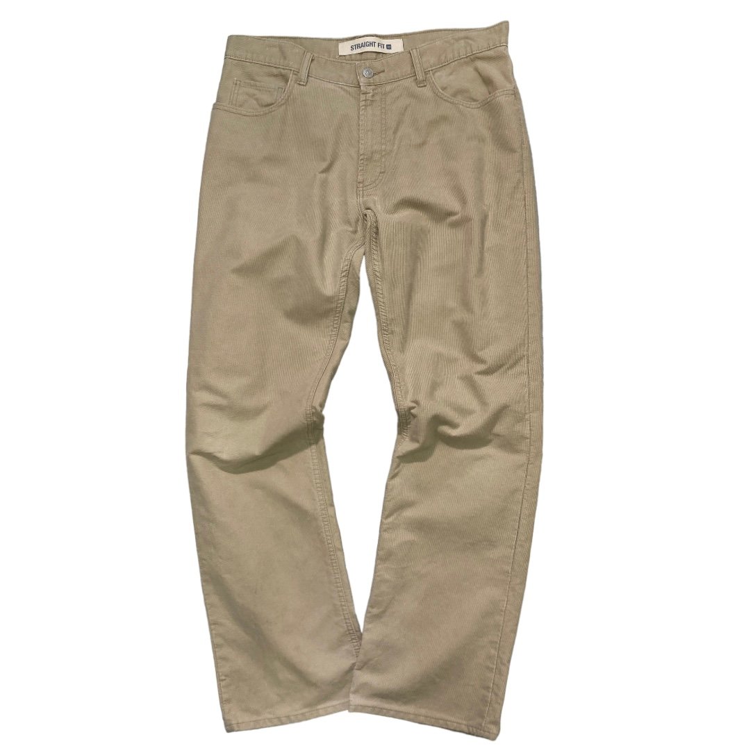 ギャップ　GAP　オールドギャップストレートフィットレザーパンツ 00s GAP ギャップ レザーパンツ ブラウン 32 YEEZY GAP オールド