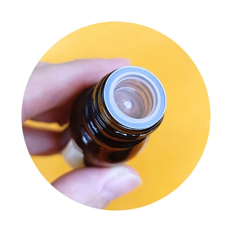 遮光瓶 5ml　黒蓋　ドロッパー付き