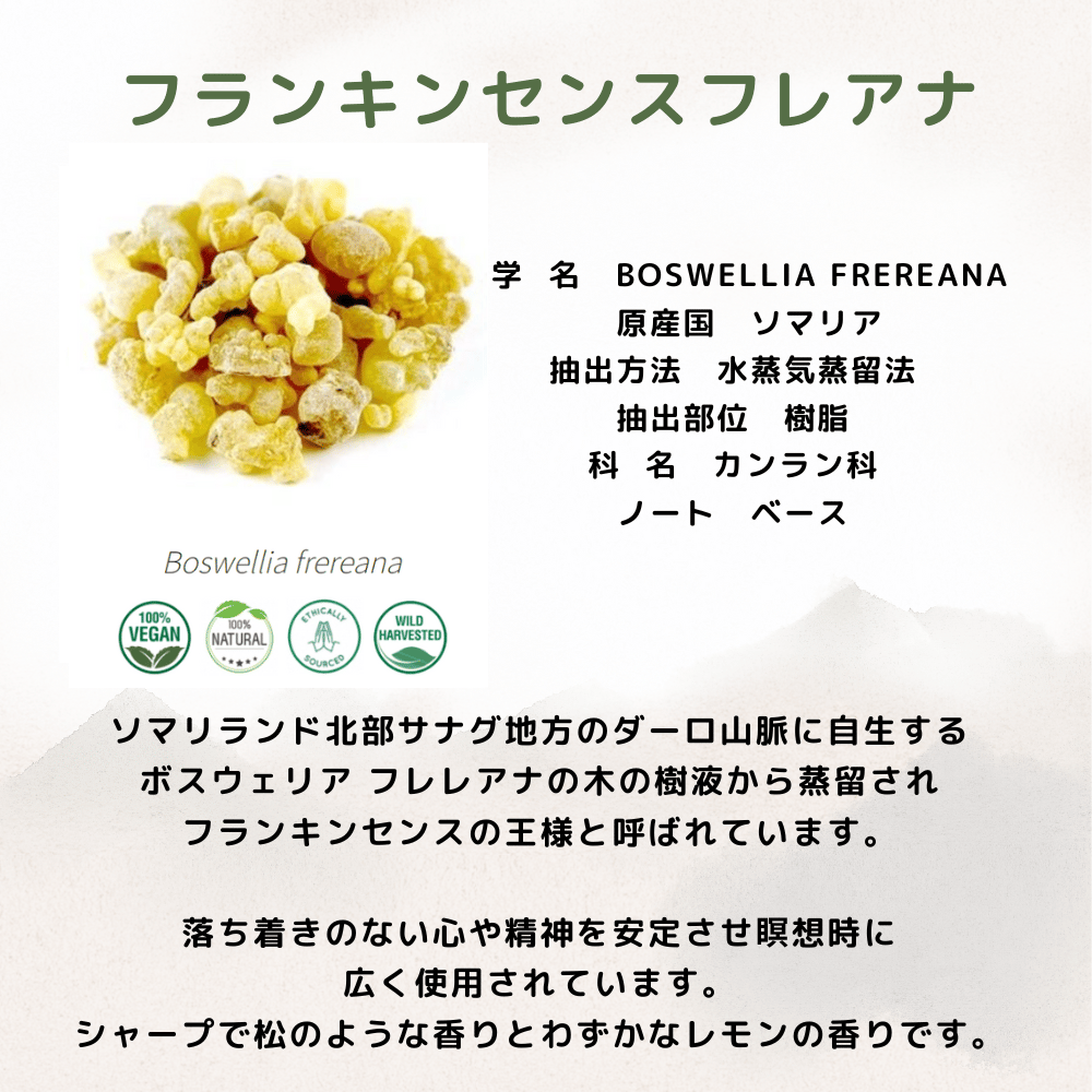 くらべる精油 フランキンセンス4種 エッセンシャルオイル | LC aroma STORE