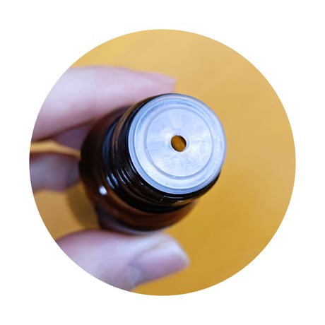 遮光瓶 5ml　黒蓋　ドロッパー付き