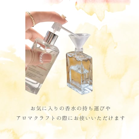 香水瓶　15ml 木製キャップ　ガラス