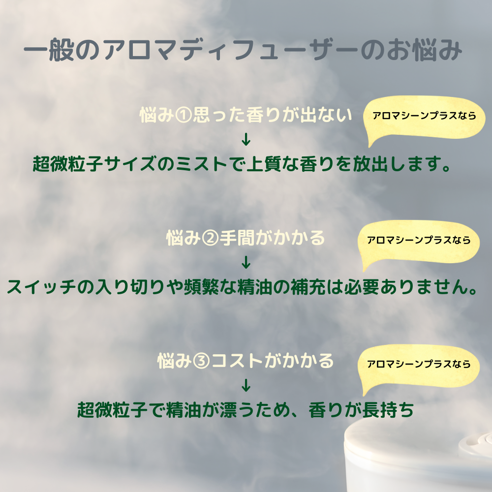 ☆生活の木 ASD-01PW アロマシーンプラス AROMASCENE+ 広範囲対応◆最大約92.6畳・ほのかな香りがどこまでも アロマシーンプラス ウッドナチュラル | セレクトショップ・AQUA（アクア）