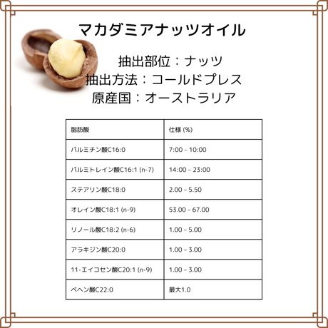 マカダミアナッツオイル　キャリアオイル　オーガニック　未精製