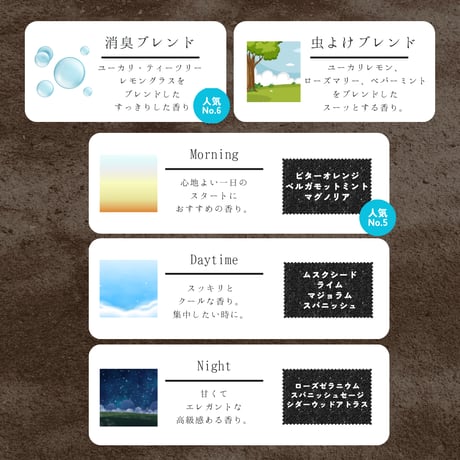 【LCエアロブルーム】　クリップ式　容器のみ/天然精油付き　ウッドスティック車用芳香剤