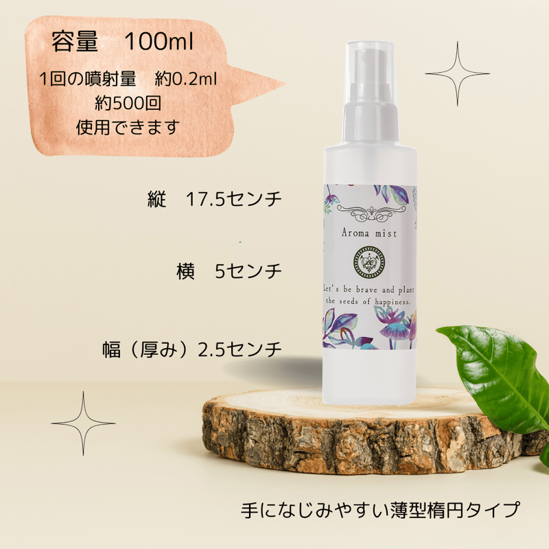 アルコールタイプ】浄化スプレー 100ml | LC aroma STORE