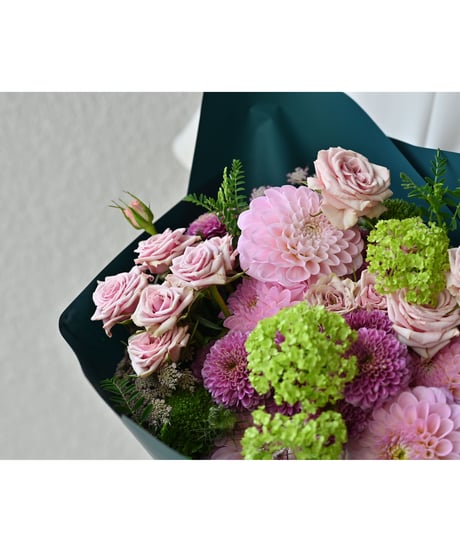 MOTHER'S DAY GIFT【 bouquet vase set / 花束とガラスの花瓶 】
