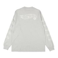 HW, LONG SLEEVE TEE, Ash