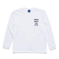 EMBROIDERED, HEAVY,  Long Sleeve Tee <White> ロンT